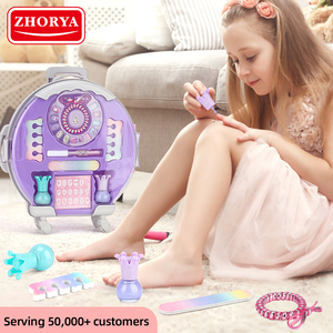 Zhorya-caja <span class=keywords><strong>de</strong></span> cosméticos <span class=keywords><strong>para</strong></span> niños, juego <span class=keywords><strong>de</strong></span> maquillaje <span class=keywords><strong>para</strong></span> <span class=keywords><strong>niñas</strong></span>, manicura, vestidor, carrito <span class=keywords><strong>de</strong></span> belleza, estuche, juguete <span class=keywords><strong>de</strong></span> maquillaje - Product Image 2