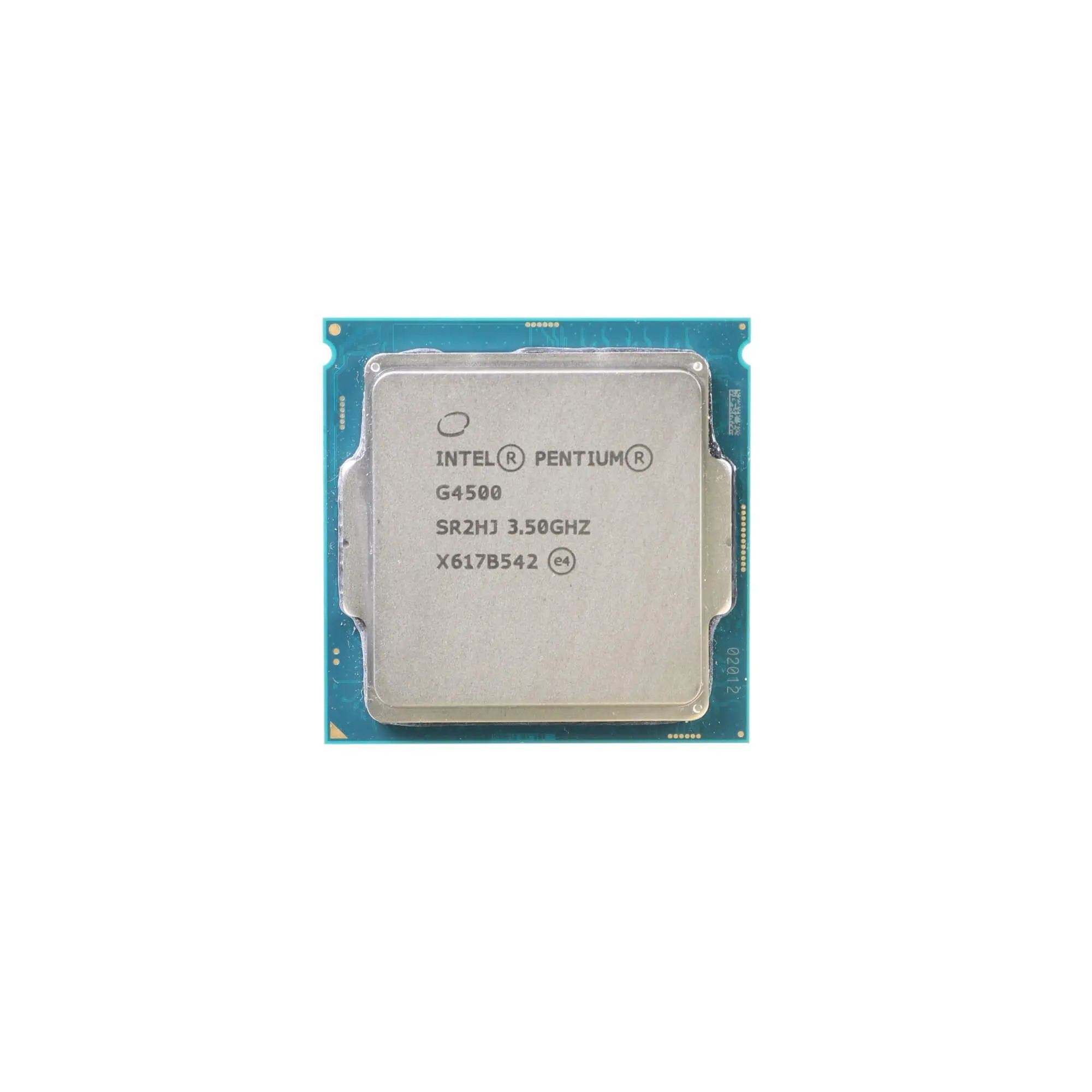 إنتل بنتيوم G4500 معالج وحدة المعالجة المركزية 2 الأساسية 3.50GHz 3MB L3 ذاكرة التخزين المؤقت 51W SR2HJ