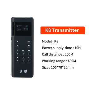 Yingmi ระบบเครื่องเสียงนำทางสำหรับผู้เยี่ยมชม K8ไร้สายระบบเสียงที่มีการรับรอง CE และรับประกันอายุการใช้งาน - Product Image 3