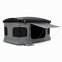 Tente de toit rigide ENJOIN ABS pour voiture, 1-2 personnes, polyester 280G avec revêtement PU, tente de camping tout-terrain 4 saisons