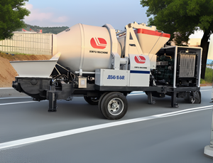 Mobile <b>Cement</b> <b>Mixer</b> With Pump Machine Concrete <b>Mixer</b> Pump <b>Small</b> Portable Pumps Concrete Mixing Pump Construction Machinery - Product Image 5