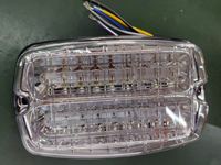Feux latéraux LED extérieurs à 122 modes, feux stroboscopiques d'urgence à montage en surface LED pour ambulance, feux latéraux LED pour camion remorque