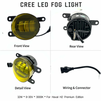 Phare antibrouillard LED avant jaune doré 32W 9-30V 3000K en gros 4116100XSZ00A pour remplacement Haval H2 Premium SUV