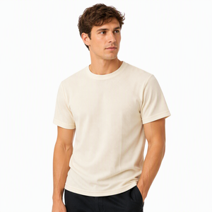 2024 Men's <strong>Joker</strong> <strong>T</strong>-<strong>shirt</strong> Waffle Knit Short Sleeve O-Neck Collar Digital Printing Solid Color 260g Anti-Pilling Front Logo - Product Image 6
