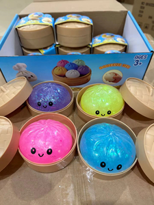 ของเล่นบันนึ่งยอดนิยม ของเล่นบีบคลายเครียดแบบจำลองสร้างสรรค์ ของขวัญกล่องสุ่มสำหรับเด็ก - Product Image 3