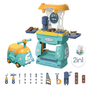 Ensemble de jouets pour enfants, valise d'atelier, jeu de simulation, atelier de construction, boîte à outils de mécanicien, <span class=keywords><strong>jouet</strong></span> pour enfants - Product Image 1