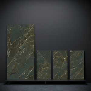 Carreaux de porcelaine effet marbre noir brillant Laurent 800x1600mm, collection premium pour sols et murs intérieurs - Product Image 3