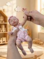 Großhandel Lebensechte 13 Zoll Mädchen-Babypuppen aus Vollsilikon Realistische Platin-Reborn-Puppen
