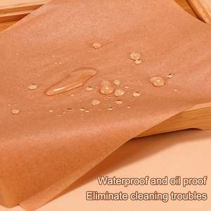 PFAS-Free Double Sided Silicon Non-Stick Baking Parchment <b>Paper</b> Sheets White Square Food <b>Wrapping</b> for Bread Other Baking <b>Paper</b> - Product Image 2