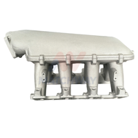 MATCHWAY Sliver Satin Aluminum LS Hi-Ram EFI Intake Manifold for GM Chevy LS3/L92 Engine with Fuel Rail Kits