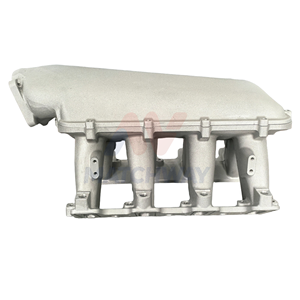 Coletor de Admissão de Alumínio Acetinado Prateado MATCHWAY LS Hi-Ram EFI para Motores GM Chevy LS3/L92 com Kits de Trilho de Combustível - Product Image 1