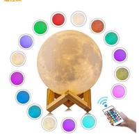 Veilleuse LED moderne à commande tactile 3D avec projection de messages, en ABS, pour salon, certifiée FCC, alimentation USB/piles