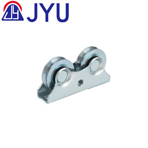 Rouleau à rainure en Y de conception traditionnelle en acier à haute teneur en carbone Double roues poulie <span class=keywords><strong>roue</strong></span> de piste <span class=keywords><strong>pour</strong></span> porte coulissante rouleaux de fenêtre rainurés - Product Image 2