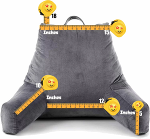 Oreiller de repos de lit de lecture en mousse à mémoire de forme hypoallergénique de taille moyenne - Product Image 2