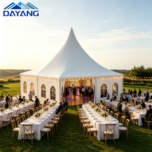 Tentes Pagode <span class=keywords><strong>Allu</strong></span> Frame avec Couverture PVC et Doublure de Plafond pour Événements Extérieurs, Tailles 10m x 10m et 12m x 12m, En Vente - Product Image 5