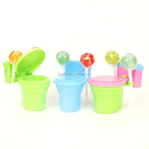 Wholesale custom private label new product Candy toys interesting Toilet candy Toilet lollipop sweets