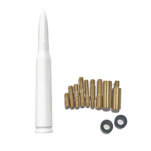 Antenne de voiture en aluminium chromé, antenne courte 50 Cal, antenne de remplacement, mât d'antenne pour les camions Chevy Silverado GMC Sierra, antenne radio - Product Image 5