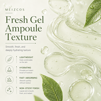 MEIZCOS Ampoule Apaisante Noni 30ml Sérum Vert au Panthénol Collagène Végétalien Hydratant Apaisant Éclatant pour Peaux Sensibles