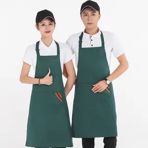OEM ODM 핫 세일 도매 코튼 저렴한 주방 유니폼 남성과 여성 요리사 앞치마