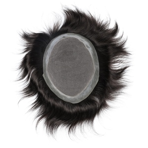 <b>Mens</b> Lace AUS Australia Human Hair <b>Wigs</b> Male Toupee Hair Piece Hair System Hair for <b>Men</b> Best Price Good Quality Cut Hairstyle - Product Image 5