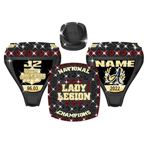 Anillo de Campeón Mundial de Béisbol con logotipo personalizado al por mayor, anillo deportivo para hombre - Product Image 2