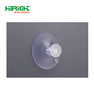 Petit crochet d'affichage à ventouse en PVC en plastique avec vis en acier pour le marchandisage quotidien des magasins et des supermarchés - Product Image 4