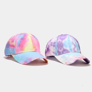 Großhandel Tie Dye Graffiti Farbe Baseball Baumwolle Trucker Hut Baumwolle Schatten Peaked Hut Golf Sport Hüte Snapback Cap - Product Image 3