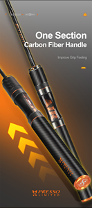 HISTAR OEM Butterfly <span class=keywords><strong>II</strong></span> Combo de Caña y Carrete de Pesca de Carbono Ultraligero 1.35 a 1.83m Acción Media Lanzamiento Largo Mango de 1 Segundo Río Lago - Product Image 3