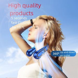 2024 New Arrivals Wearable Neck for Outdoor Best Selling Product Rechargeable <b>Usb</b> Portable Cooling <b>Fan</b> - Product Image 3
