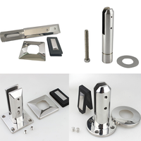 Support de verre en acier inoxydable 2205 316 304 à fixation au sol pour clôture de piscine, balustrade sans cadre, extérieur