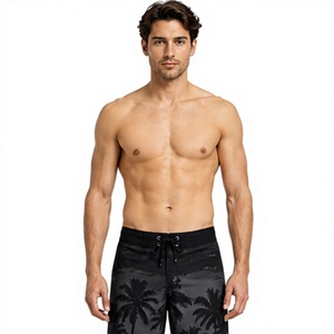 Shorts de bain pour hommes OEM, vente en gros, design personnalisé, shorts de plage hawaïens, séchage rapide, vêtements de surf, polyester léger - Product Image 1