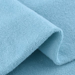 Tela de Rizo de Poliéster Reciclado Ecológica, Material de Secado Rápido para Toallas de Baño - Product Image 3