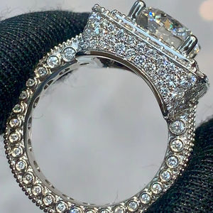 ดีไซน์พิเศษเครื่องประดับเพชรธรรมชาติแหวนเพชร4CT สำหรับผู้ชายแหวนเพชรแลบ9K/10K/14K/18K แหวนผู้ชายแหวนแต่งงานของผู้ชาย - Product Image 2