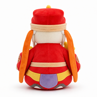 Peluche personnalisée du Dieu de la Richesse Chinois, jouet en peluche doux, personnage porte-bonheur, OEM ODM pour cadeau de festival, souvenir promotionnel