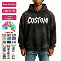 Sudadera con Capucha para Hombre, Personalizada, 480 g/m², 100% Algodón, Impresión Serigráfica, Impresión DTG en el Pecho, Corte Ajustado, Sudadera Masculina