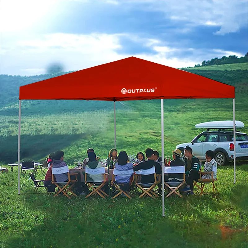 مظلة منبثقة أساسية خيمة قابلة للطي ذات علامة تجارية ترويجية 3x3