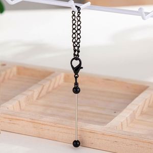 Llavero DIY Mini de Plástico con Cuentas en Forma de Corazón - Colgante Personalizable con Patrón de Alfabeto, Abalorio para Bolso, Llavero Color Caramelo, Regalo Creativo Moderno - Product Image 3