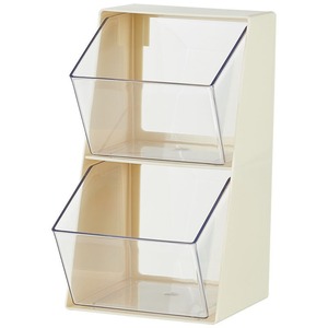 <b>Coffee</b> Pod Storage Box Creamy White Retro <b>Green</b> Sliding Desktop Organizer For Tea Bags Snacks Kitchen Countertop - Product Image 5