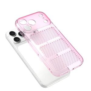 Coques de téléphone en TPU transparent coloré à mailles respirantes, best-sellers de l'été de l'usine BAILI pour <span class=keywords><strong>iPhone</strong></span> <span class=keywords><strong>11</strong></span> PM/14 PRO/16 Plus/17 Pro Max - Product Image 6
