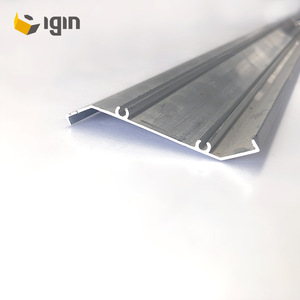 Perfil de Aluminio para Revestimiento, 85 mm de Ancho, Doble Gancho, Doble Ojo, Extruido y Anodizado para Uso Industrial - Product Image 2