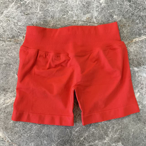 Shorts de sport sans couture <span class=keywords><strong>taille</strong></span> <span class=keywords><strong>haute</strong></span> élastique pour <span class=keywords><strong>femme</strong></span>, 45 couleurs, coupe pêche profonde, effet push-up, pour cyclisme, gym et yoga - Product Image 4