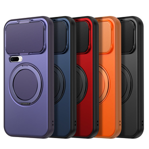 ลิชิเคส 360 °   เคสกันกระแทกแบบหมุนได้พร้อมขาตั้งแม่เหล็กสำหรับ Redmi A5 15C 15A A7 <span class=keywords><strong>Pro</strong></span> - Product Image 1