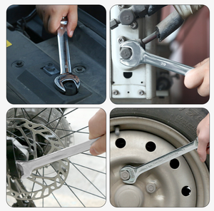 18mm Flex-Head Industrial Grade Chrome Vanadium Steel Double-End Manual <strong>Ratcheting</strong> <strong>Wrench</strong> Stamping 72 Teeth 12 Point Metric OEM - Product Image 4