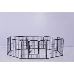 Commercio all'ingrosso di grandi recinti per animali domestici a tubo quadrato di alta qualità