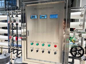 Planta de Desalinización de Agua de Mar de Doble Paso y Dos Etapas, 1000 L/H, Tratamiento de Ósmosis Inversa, Agua Potable Directa Estándar - Product Image 1