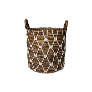 Ensemble traditionnel de 3 plateaux tressés Kawung Gubuk Bali, 100% faits à la main, couleur naturelle, forme ovale, en bambou, pour le rangement - Product Image 2