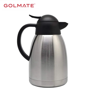 Golmate Großvolumige Kaffeekanne aus Edelstahl 1,0L 1,5L 2,0L Isolierter Wasserkrug Langlebiger Kaffeebehälter für Gewerbliche Nutzung - Product Image 6