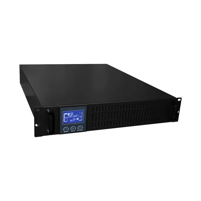 1000VA 800W il più nuovo montaggio su Rack UPS batterie esterne 36VDC da banca a LCD per l'alimentazione di emergenza UPS domestica