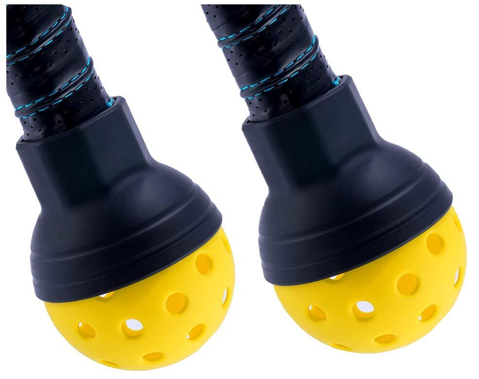Pickleball Ball Retriever Easy Pickleball Ball Accessory Attaches to Pickleball Paddle Bottom