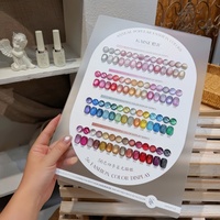 Ensemble de gel pour ongles effet œil de chat, 56 couleurs, quatre saisons, doux et brillant, kit de manucure tendance pour salon de manucure